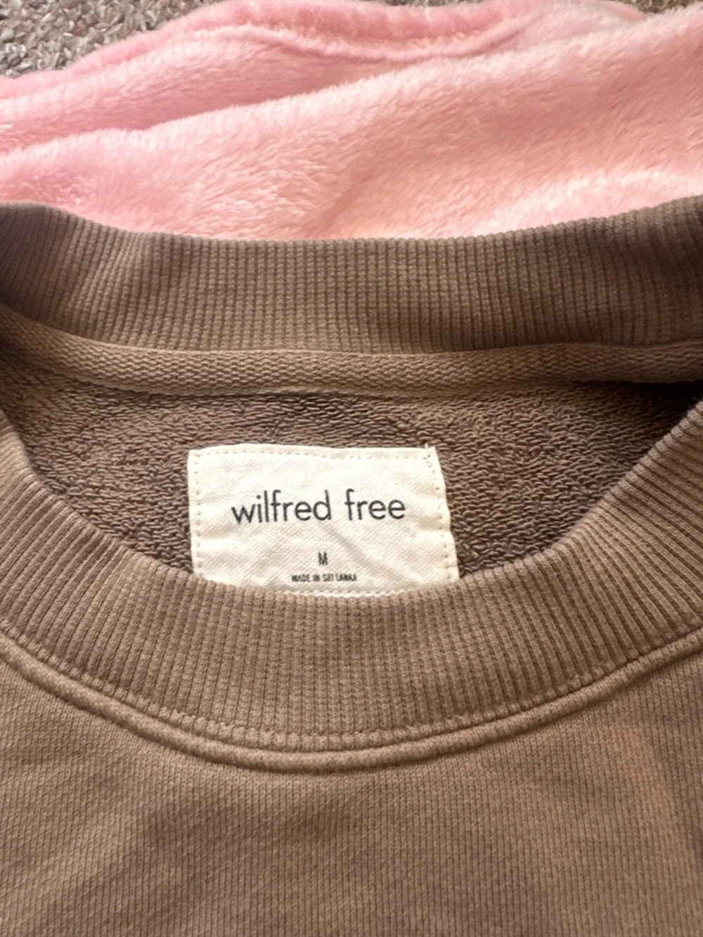 Wilfred Free Taupe Crewneck Sweatshirt - Picture 2 of 5
